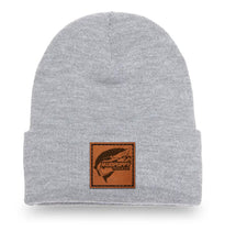 Load image into Gallery viewer, MPTCo Adult Cuffed Knit Beanie with Leather Patch