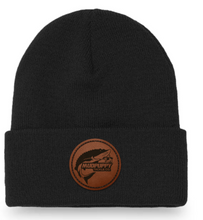 Load image into Gallery viewer, MPTCo Adult Cuffed Knit Beanie with Leather Patch
