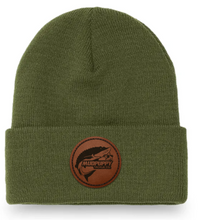 Load image into Gallery viewer, MPTCo Adult Cuffed Knit Beanie with Leather Patch
